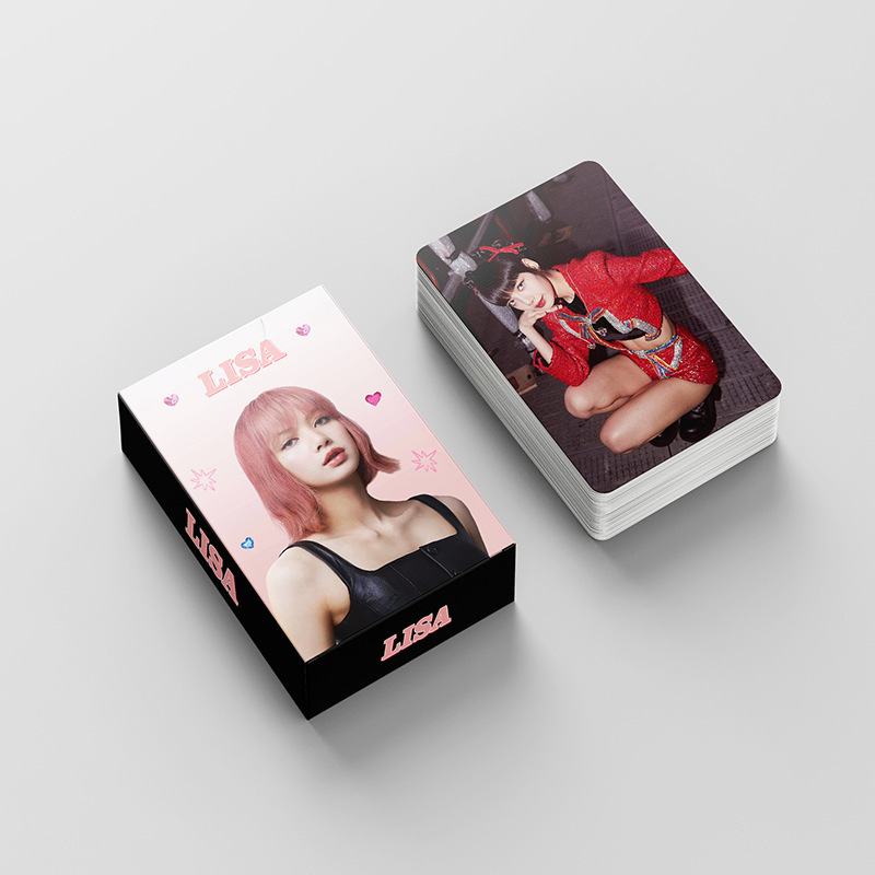 Set 55 lomo card Blackpink LISA dễ thương 2023