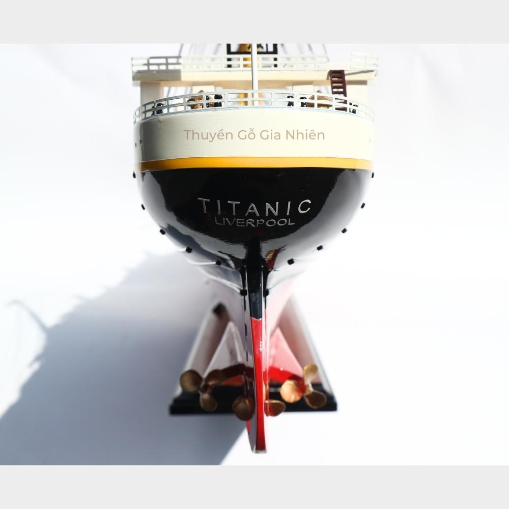 Mô Hình Thuyền Gỗ Trang Trí Phong Thủy Dạng Thuyền Du Lịch RMS TITANIC Chính Hãng, Hàng Xuất Khẩu Chất Lượng Cao