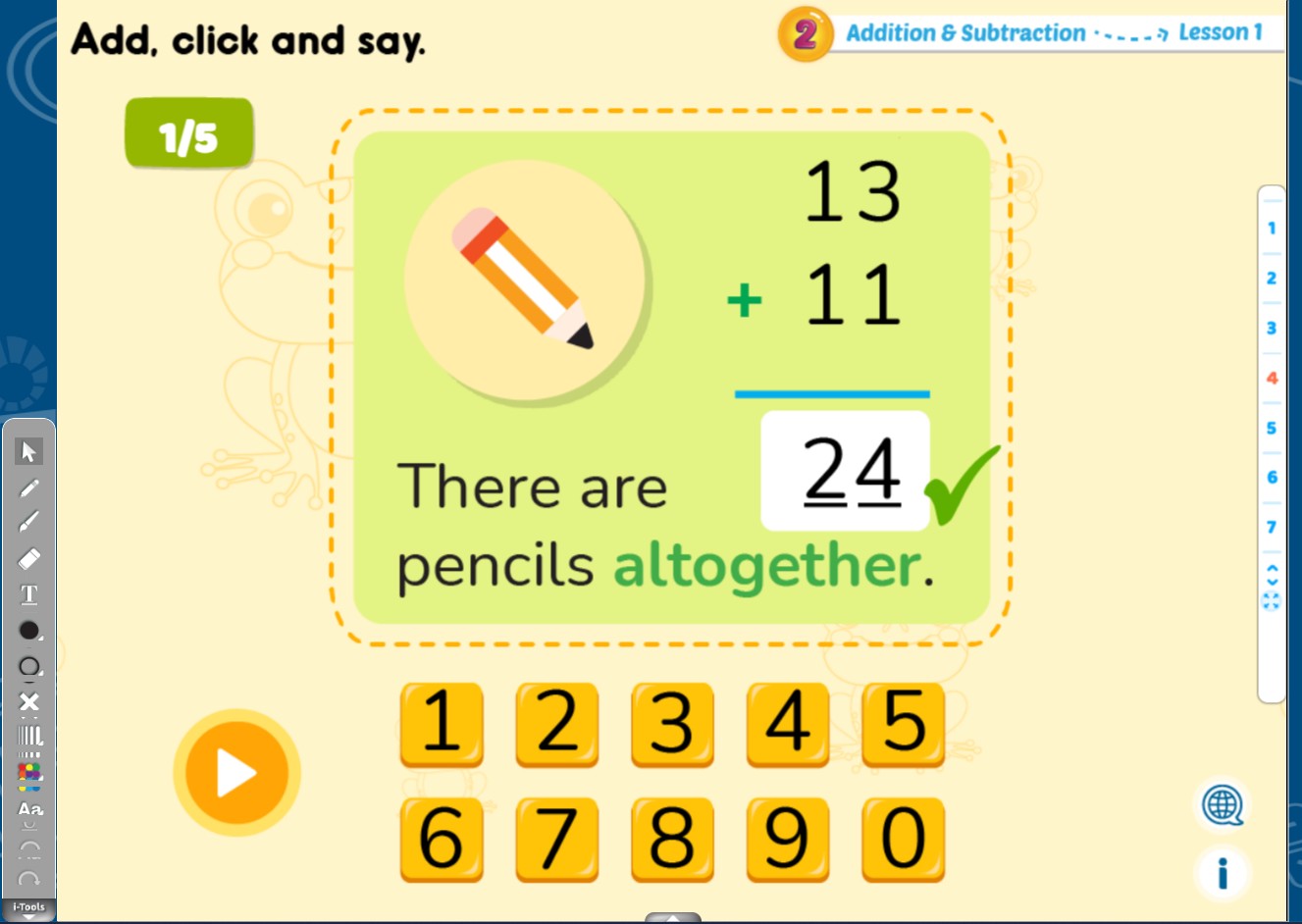 I-Learn Smart Start English for Math 2 - Ứng dụng phần mềm tương tác sách học sinh