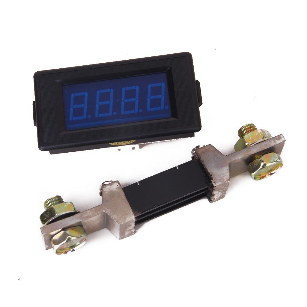 DC 300A LED Digital Ampere Meter Meter Ammeter Panel with Shunt