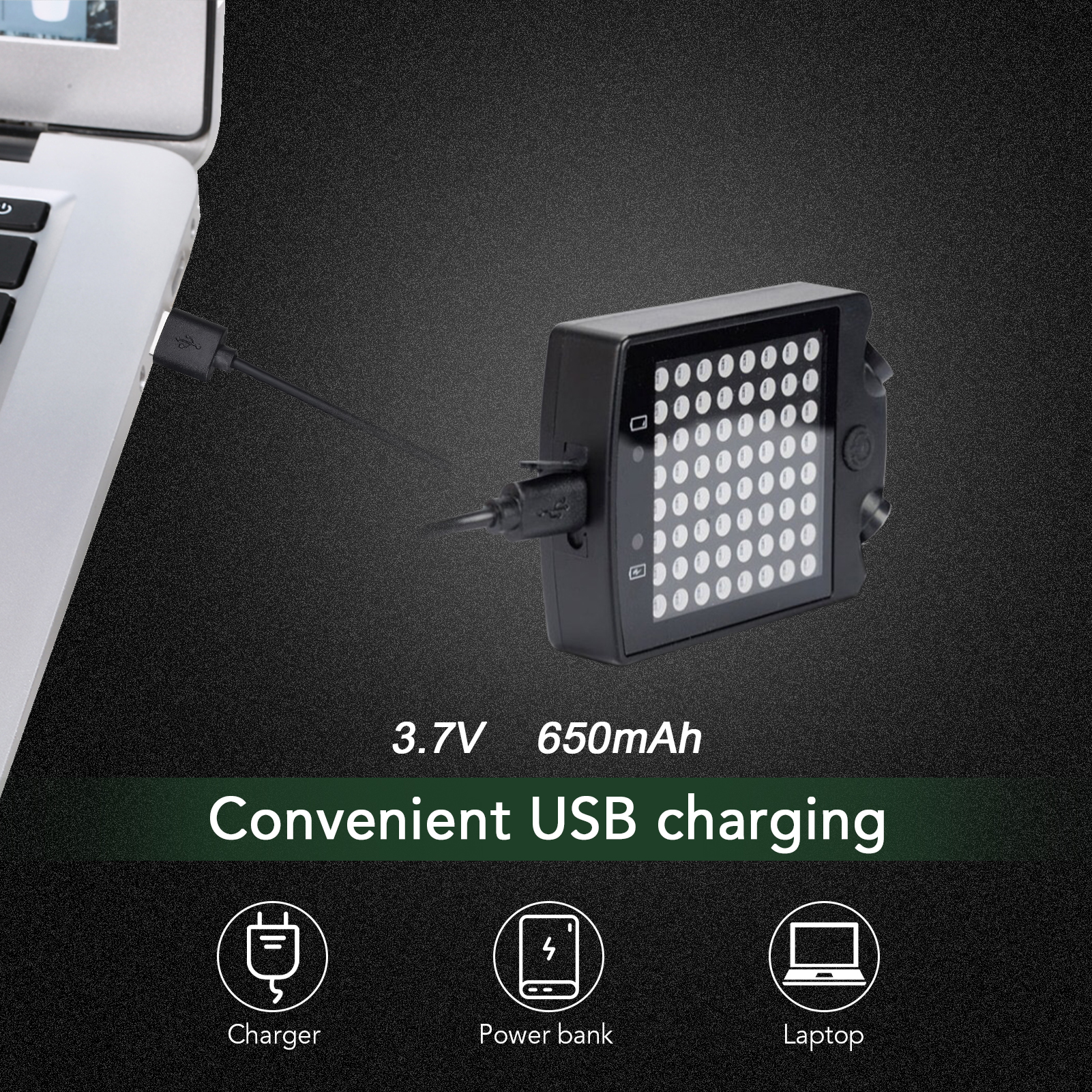 Đèn hậu xe đạp siêu sáng tự động Cảm biến trọng lực thông minh, sạc USB không thấm nước