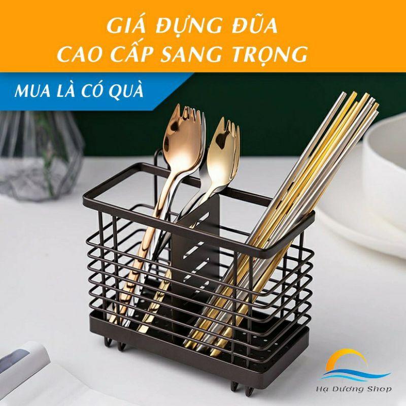 Giỏ đựng đũa thìa muỗng HADU sơn tĩnh điện