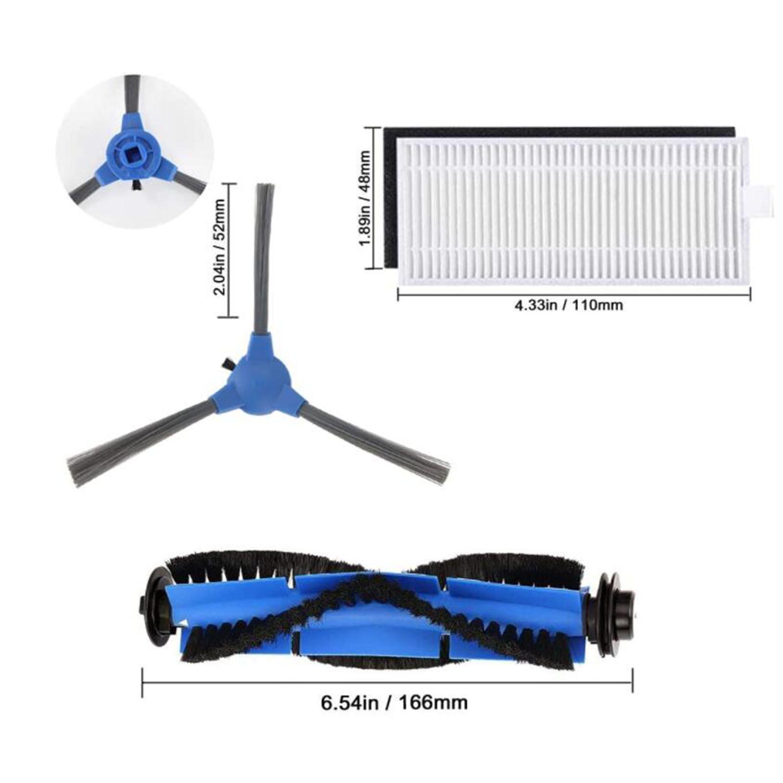 Vacuum Roller Brush Side Brush for Robovac 11S Vacuum Attachments