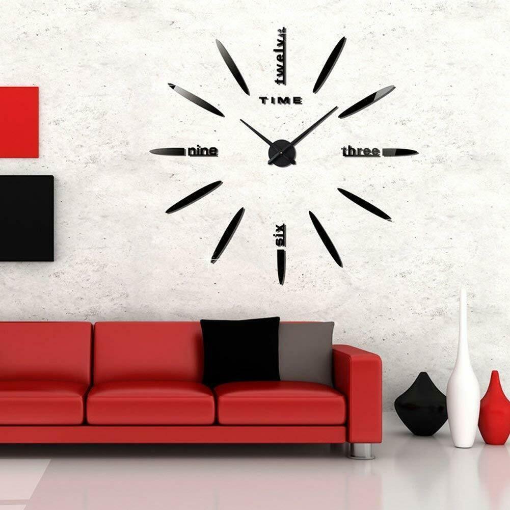 Đồng Hồ Dán Tường DIY VINAVU Sang Trọng Cỡ Siêu Lớn Nhiều Mẫu