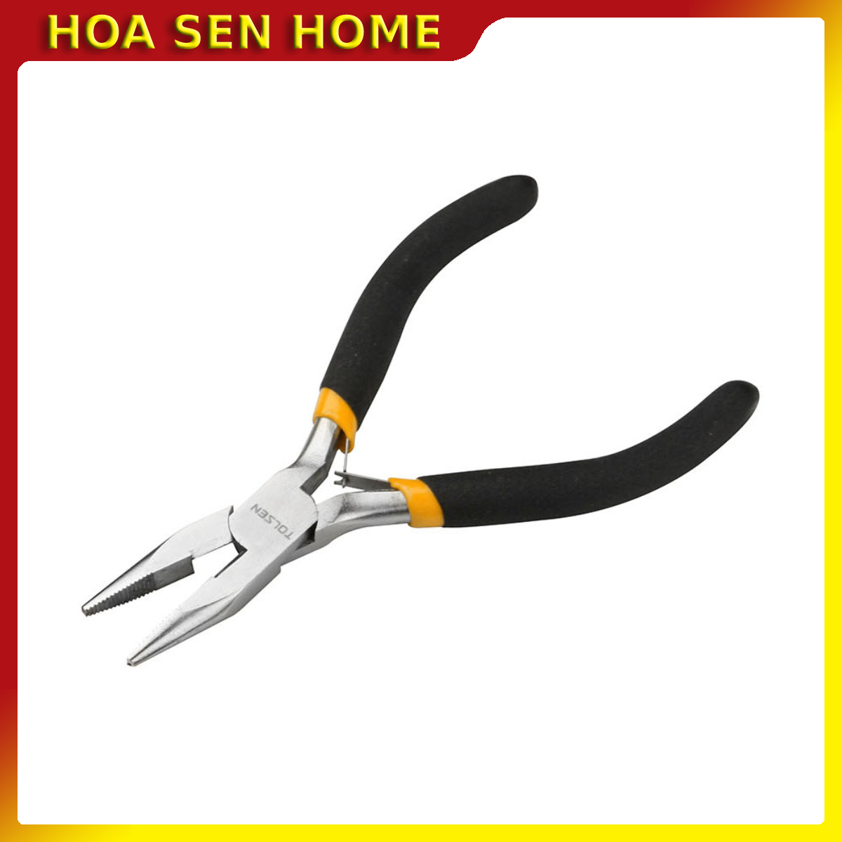 Kìm nhọn mini Tolsen 4.5 inch 10031 nhỏ gọn, hợp kim thép cao cấp