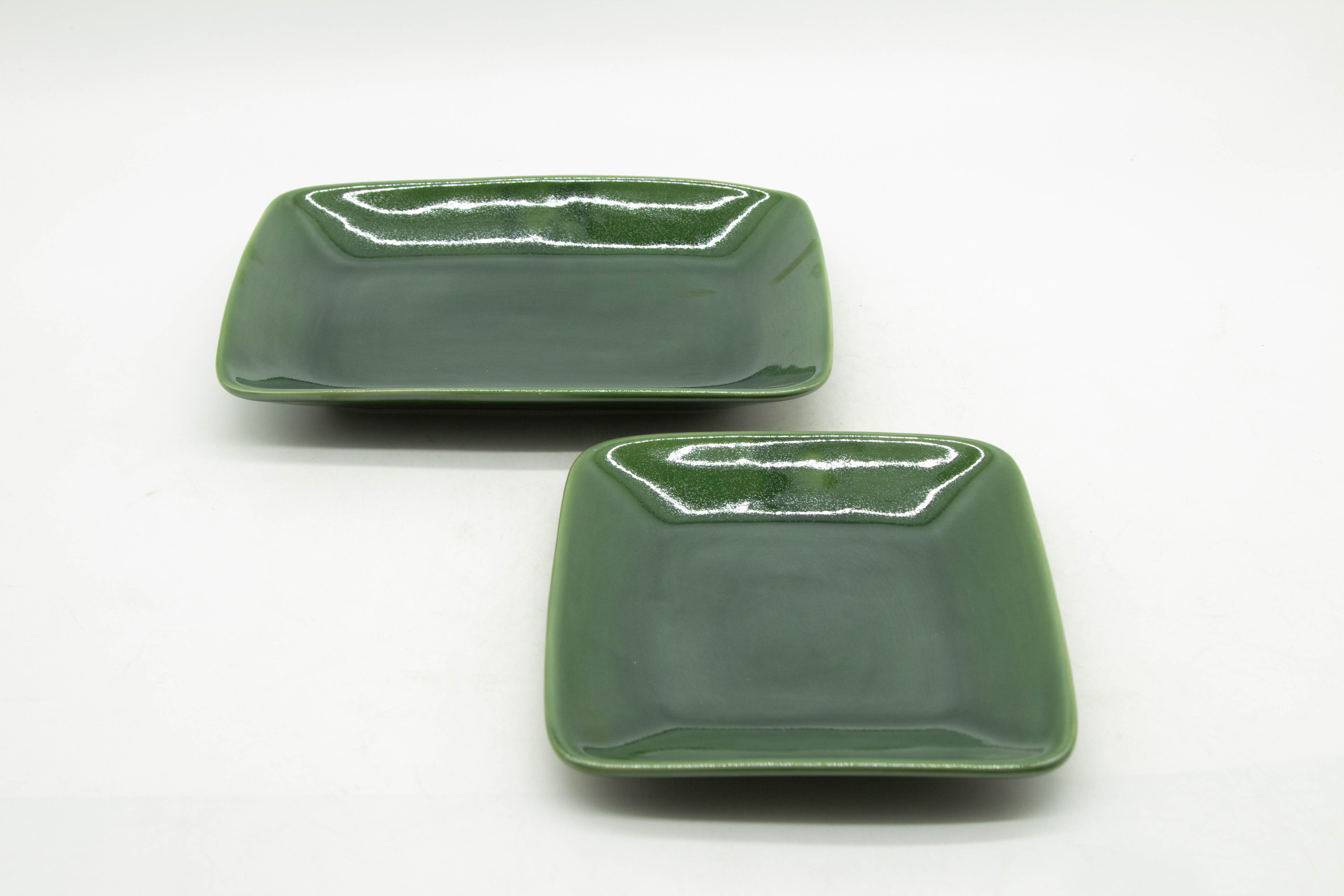 Dĩa vuông sâu 03 (19.5 cm) - Màu trơn