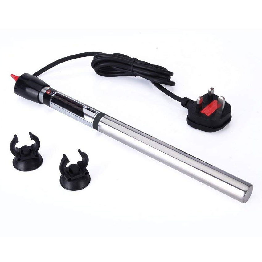 Máy sưởi 200W siêu ấm cho hồ cá, bể cá, vỏ inox chống va đập