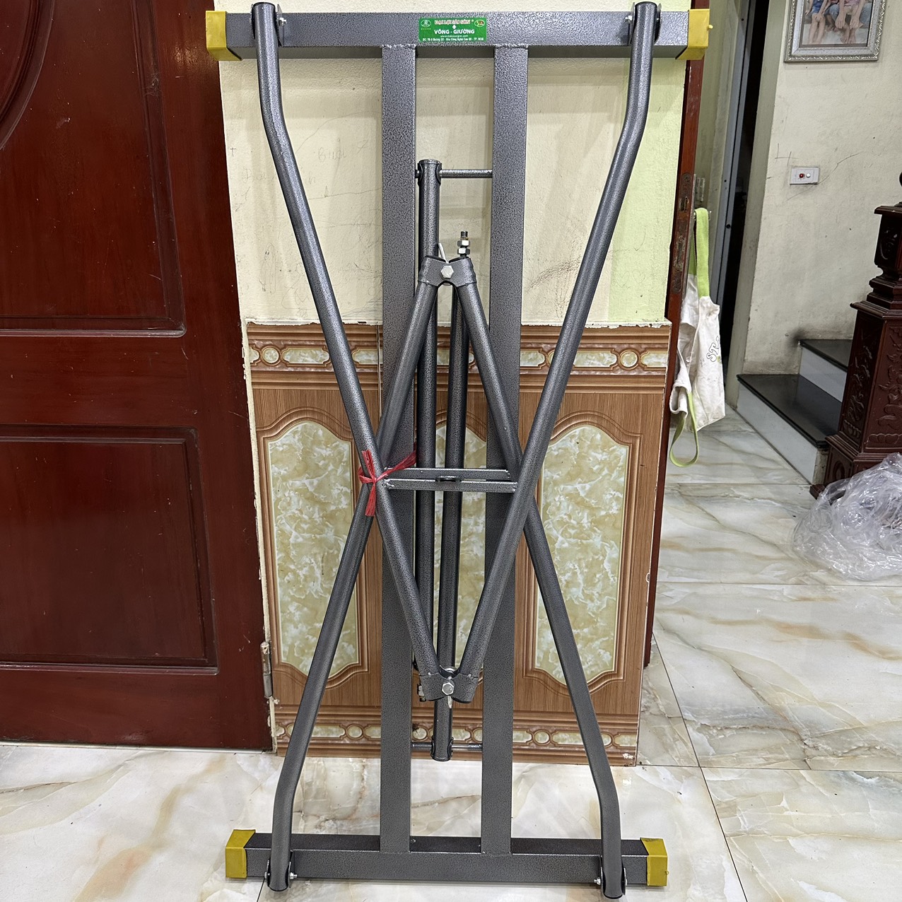 Võng sắt dày 1,2 li nặng 11 kg + lưới dày trọn bộ