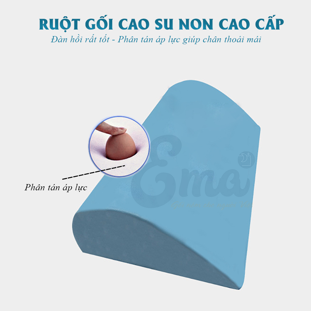 Gối gác chân, kê chân cao su non văn phòng EMA