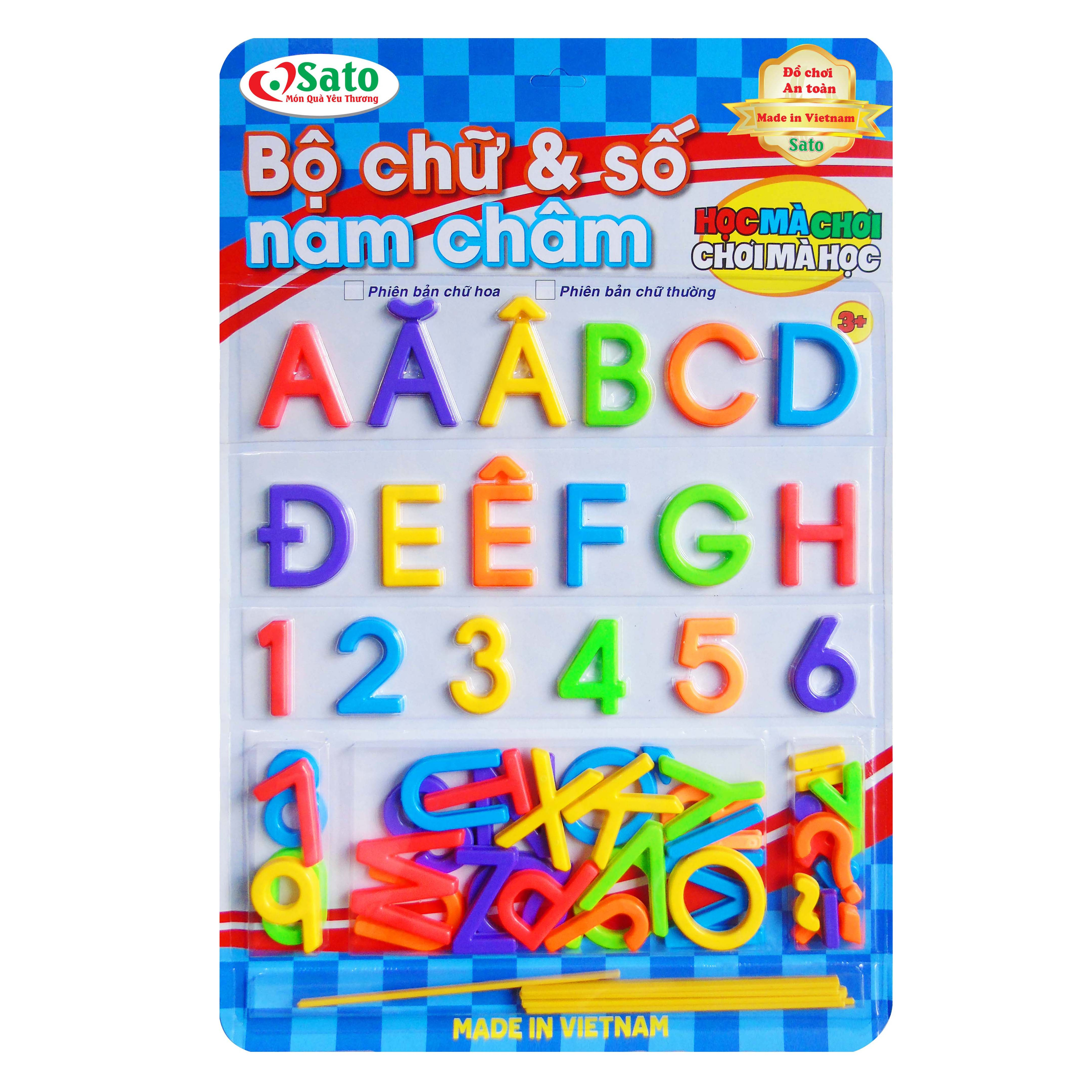 BỘ CHỮ HOA VÀ SỐ NAM CHÂM – CHỮ HOA