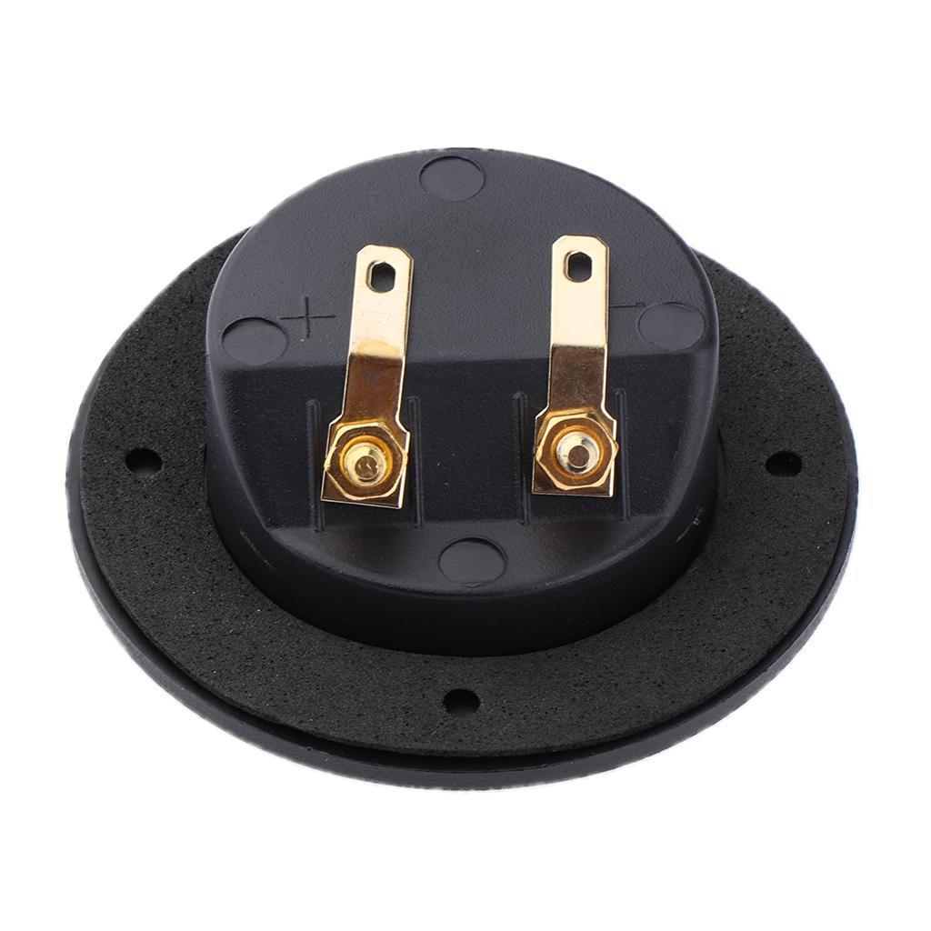 48mm Round Copper 2Way Sound Speaker Junction Box Dual Terminal Binding Post