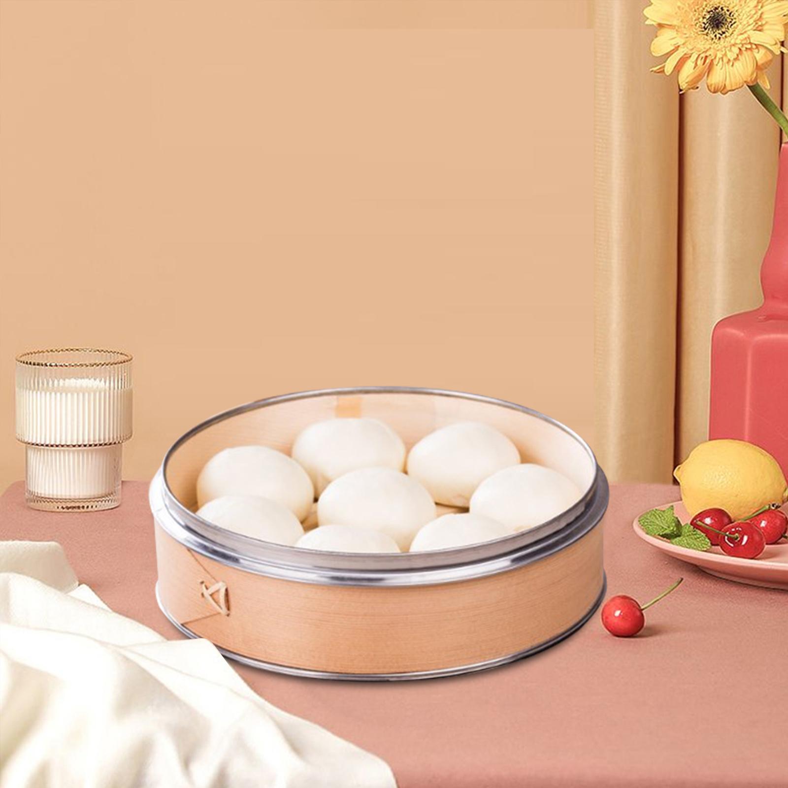 Steamers Round Multifunction Stainless Steel Edging Cookware for Buns Baking Dumpling