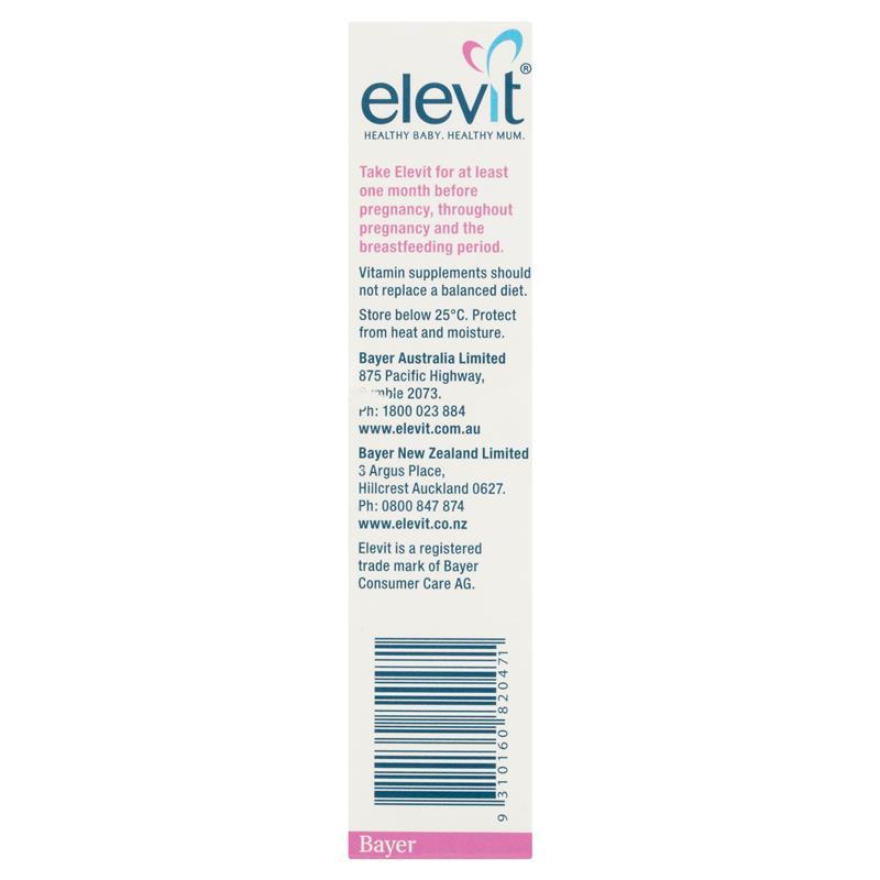 Viên Uống Tổng Hợp Hỗ Trợ Cho Mẹ Bầu Elevit Pregnancy Multivitamin Tablets 30 Pack (30 Days)