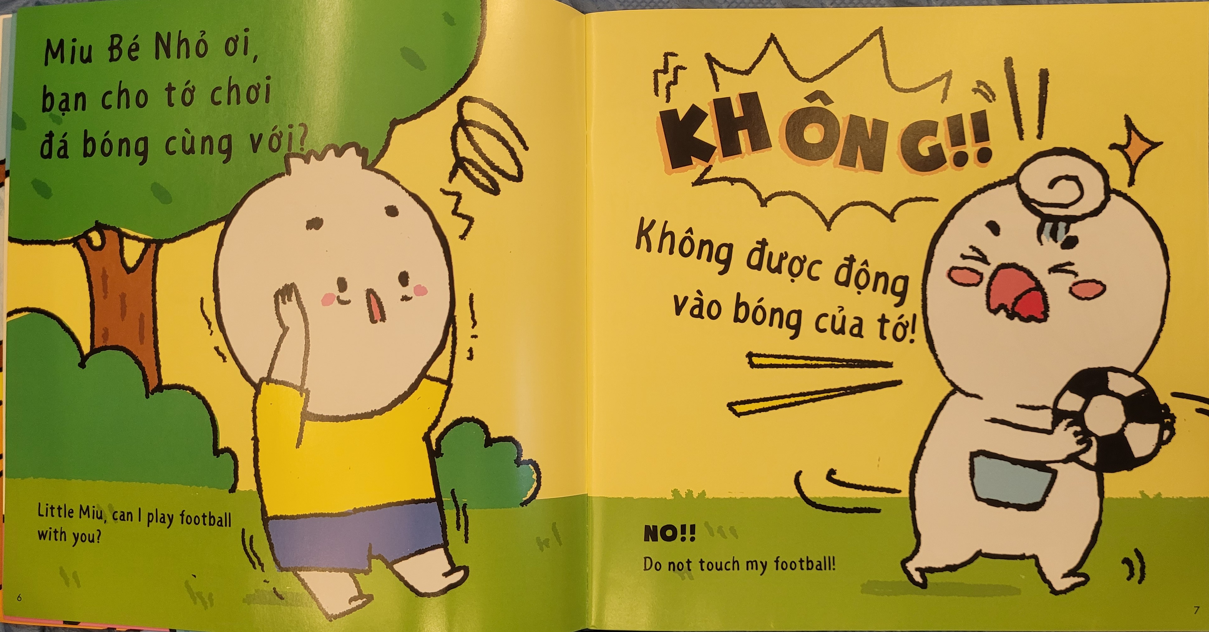 Sách Ehon Song ngữ Anh - Việt: Kĩ Năng Sống - Miu Bé Nhỏ - Phần 2 - Lẻ Tùy Chọn (1-6 tuổi)