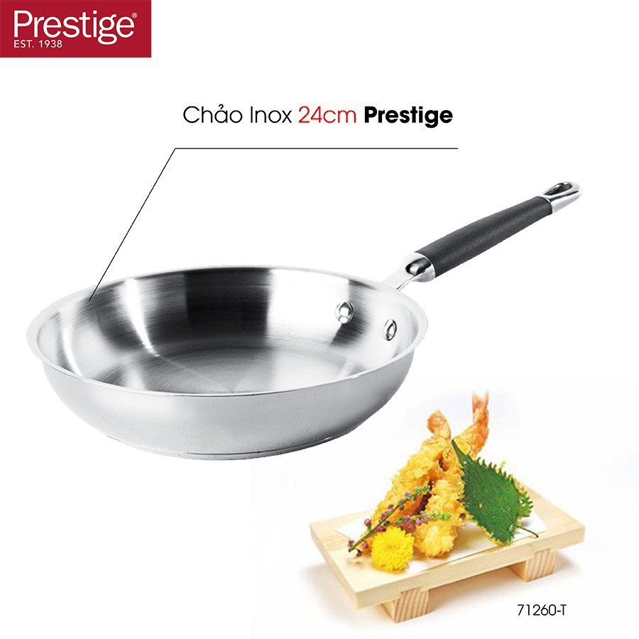 Chảo Inox Prestige Cao Cấp 24cm