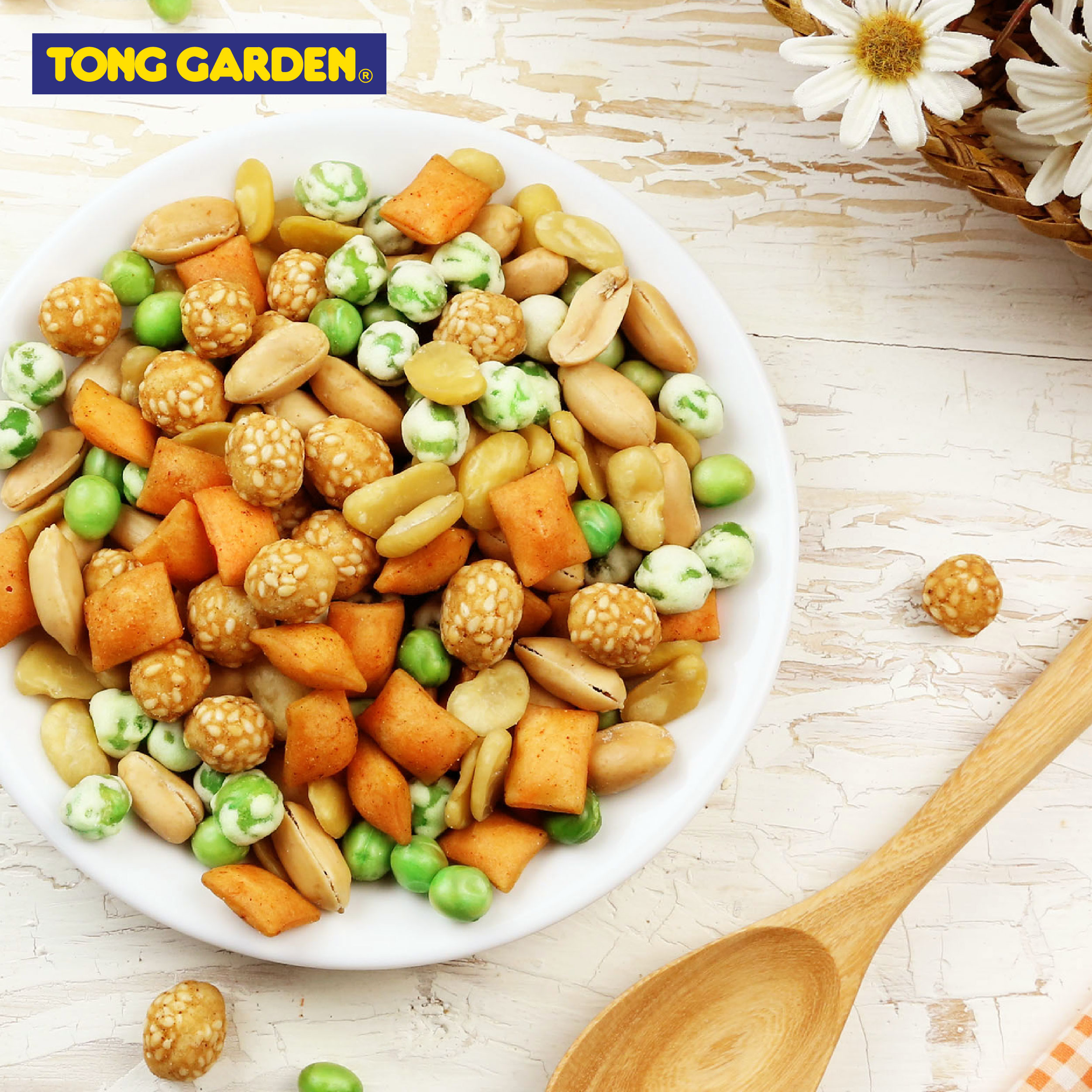 SNACK HỖN HỢP CÁC LOẠI HẠT TONG GARDEN TÚI 180G