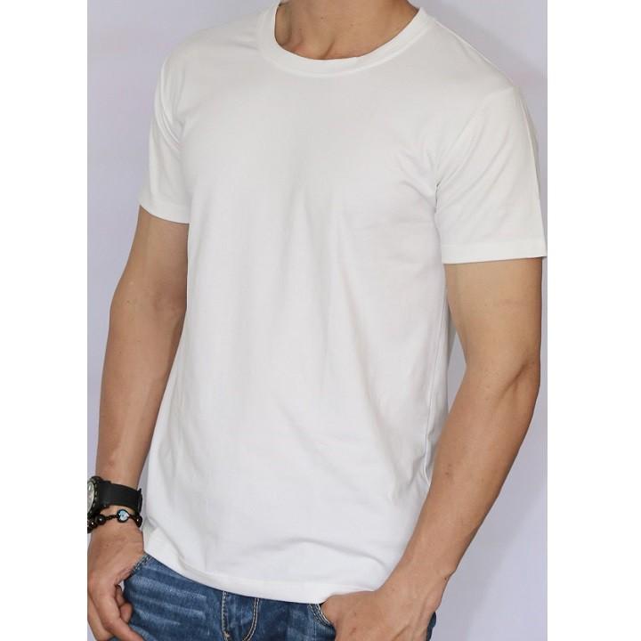 Áo thun nam trơn cotton cổ tròn | Áo phông basic