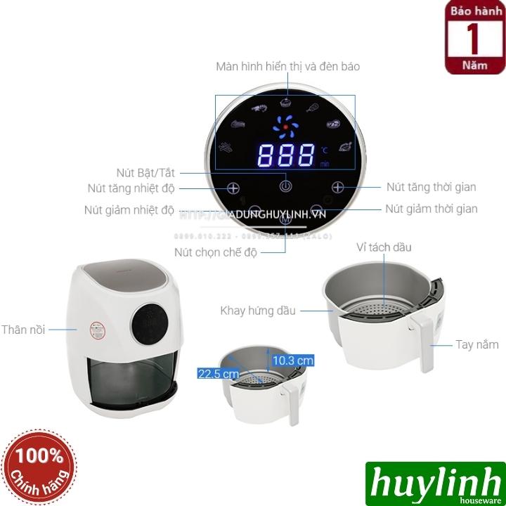 Nồi Chiên Không Dầu Điện Tử Perfect Digital PF-D88 - Hàng Chính Hãng