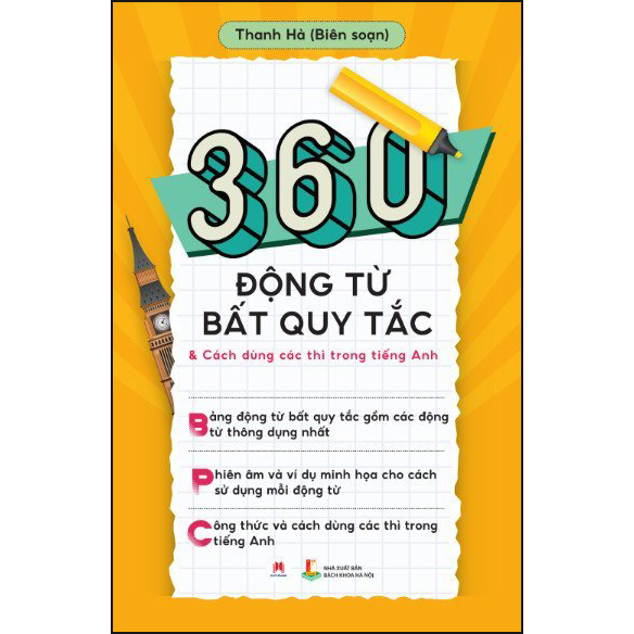 360 Động từ bất quy tắc &amp; Cách dùng các thì trong tiếng Anh