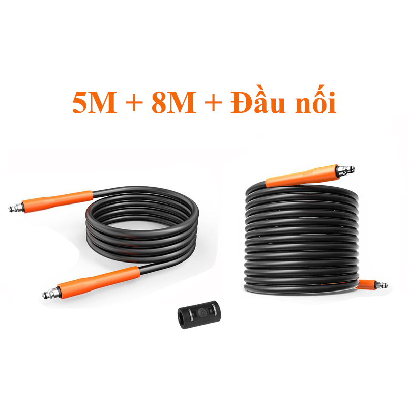 Dây Rửa Xe Dành Cho Máy Rửa Xe Gia Đình ABG yili Hàng Chính Hãng, Dây Xịt Áp Lực Rửa Xe Đầu Gài Nhanh, Dây Thay Thế