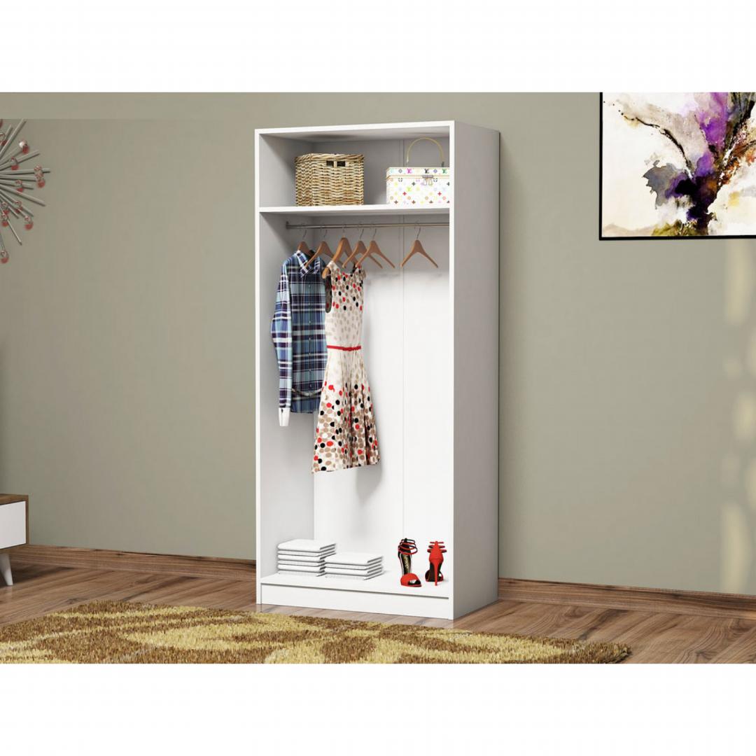 Tủ để quần áo bằng gỗ cao cấp SMLIFE Bunbuku