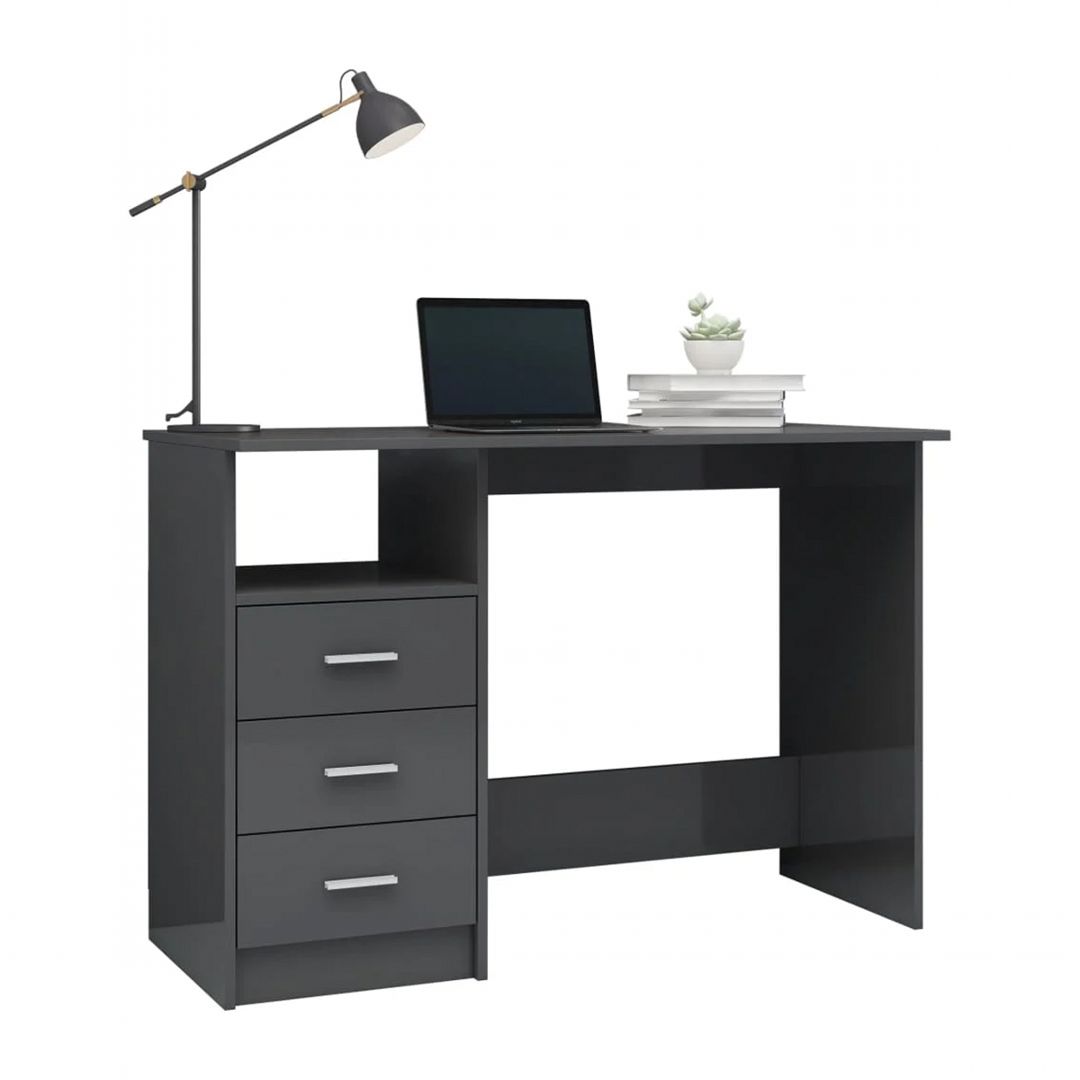Bàn làm việc, bàn học gỗ hiện đại SMLIFE Dicku | Gỗ MDF dày 17mm chống ẩm | D110xR50xC75cm