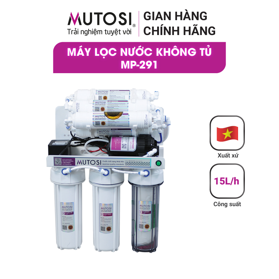 Máy lọc nước Mutosi 9 lõi MP-291M - Hàng chính hãng