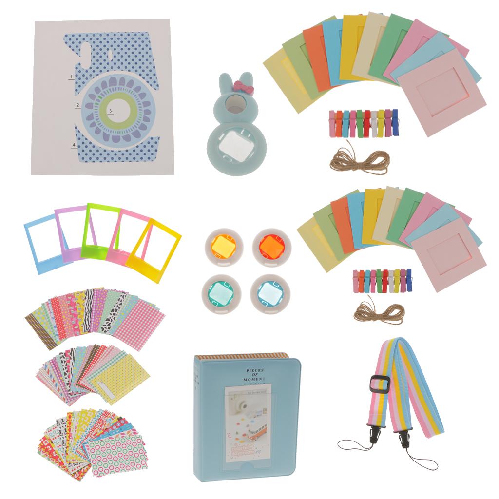 Film Camera Accessories Bundles Set+Clear Case for  Instax Mini 8
