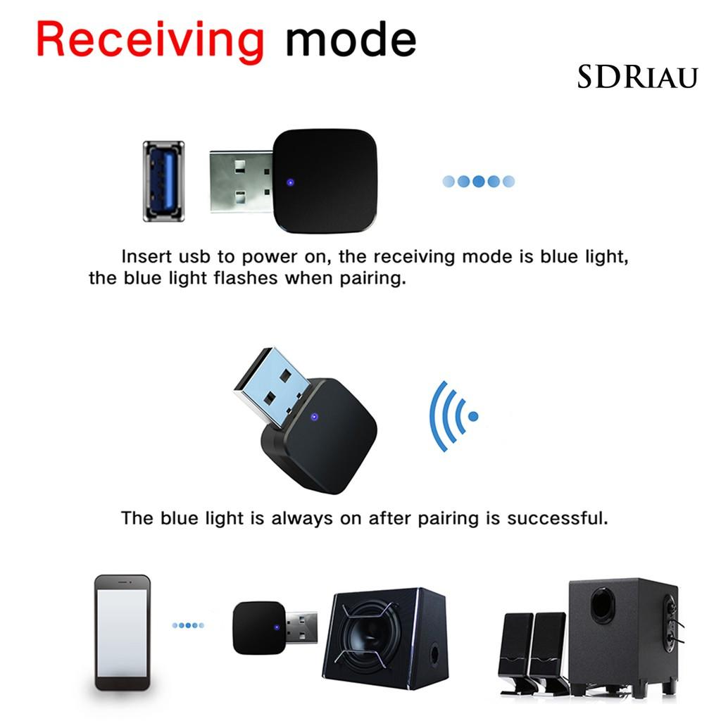 Bộ Truyền Tín Hiệu Âm Thanh Bluetooth 5.0 2 Trong 1 Xpq324 Trên Xe Hơi