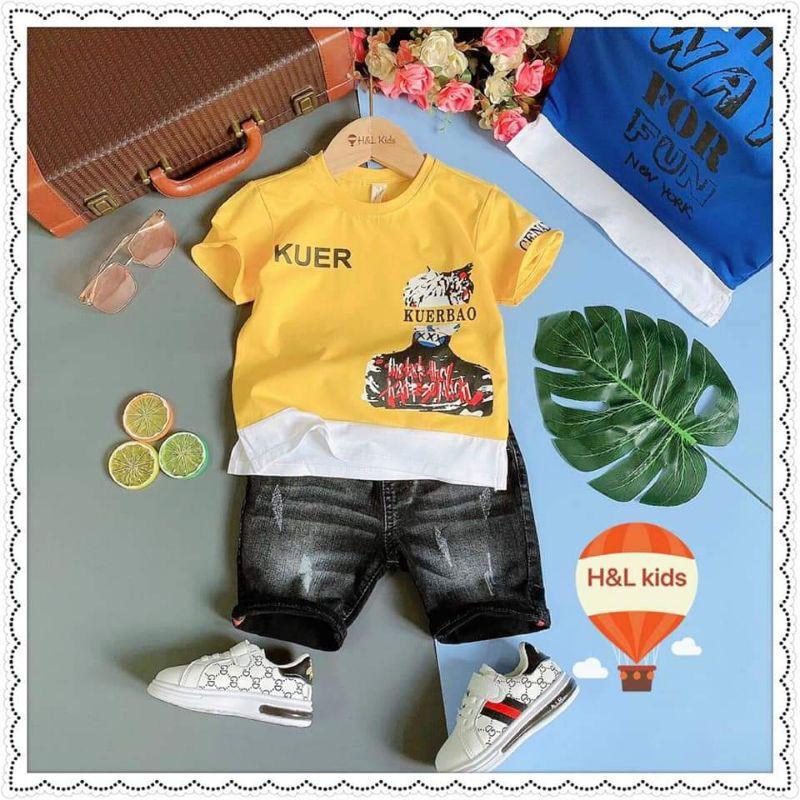 Set quần jean cotton áo thun siêu phẩm
