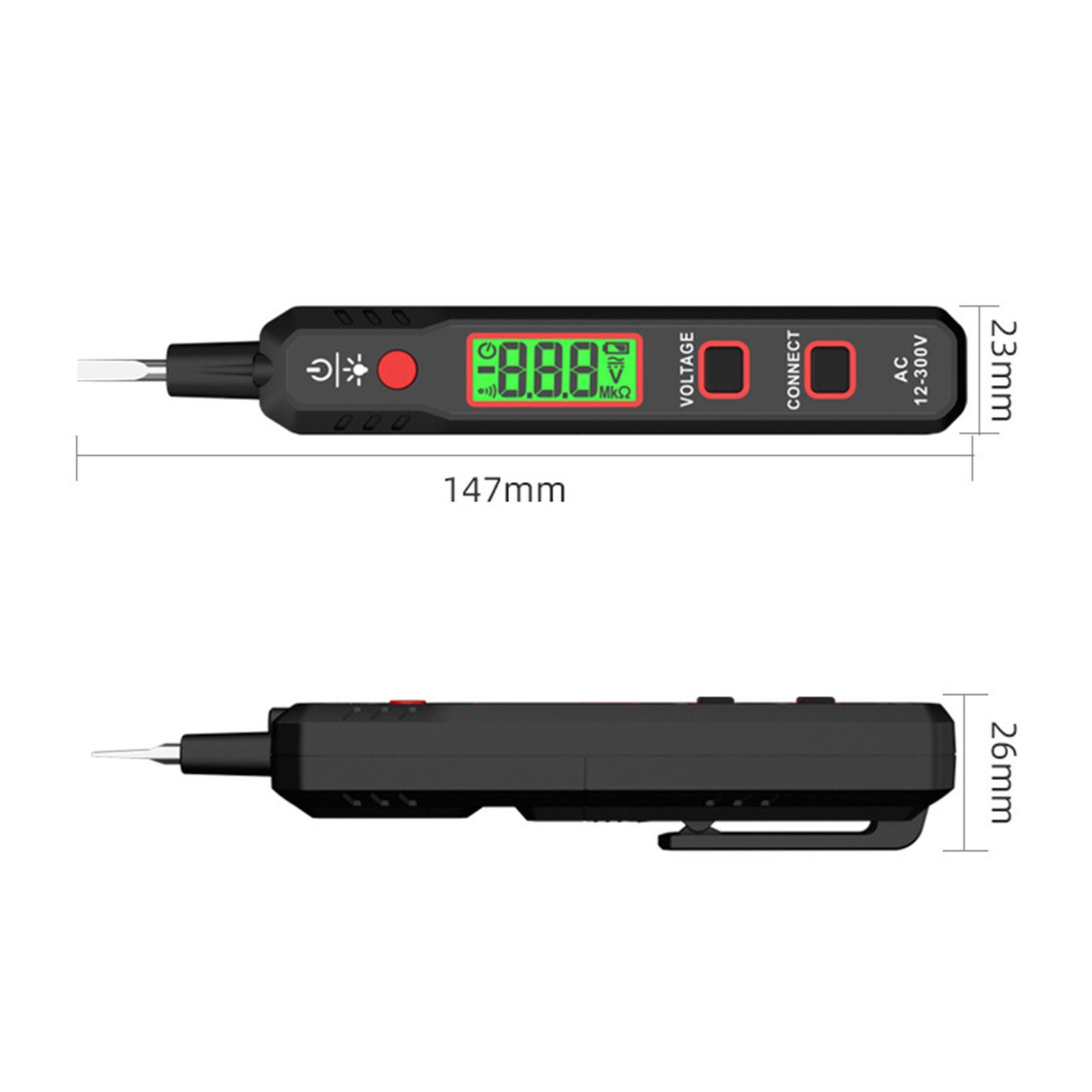Electronic Test Pencil Test Screwdriver Portable LCD Display 12V-300V  Pen Circuit Tester Tool for Live/Null Wire Judgment