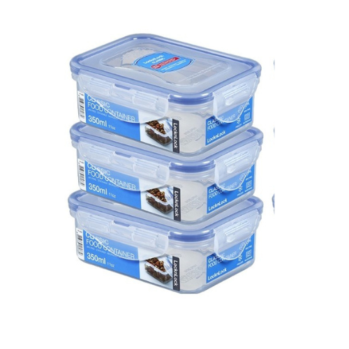 Combo Hộp Bảo Quản Lock&amp;Lock Classic Kín Hơi, Nhựa PP HPL806 KT 135×102×52mm (350ml)