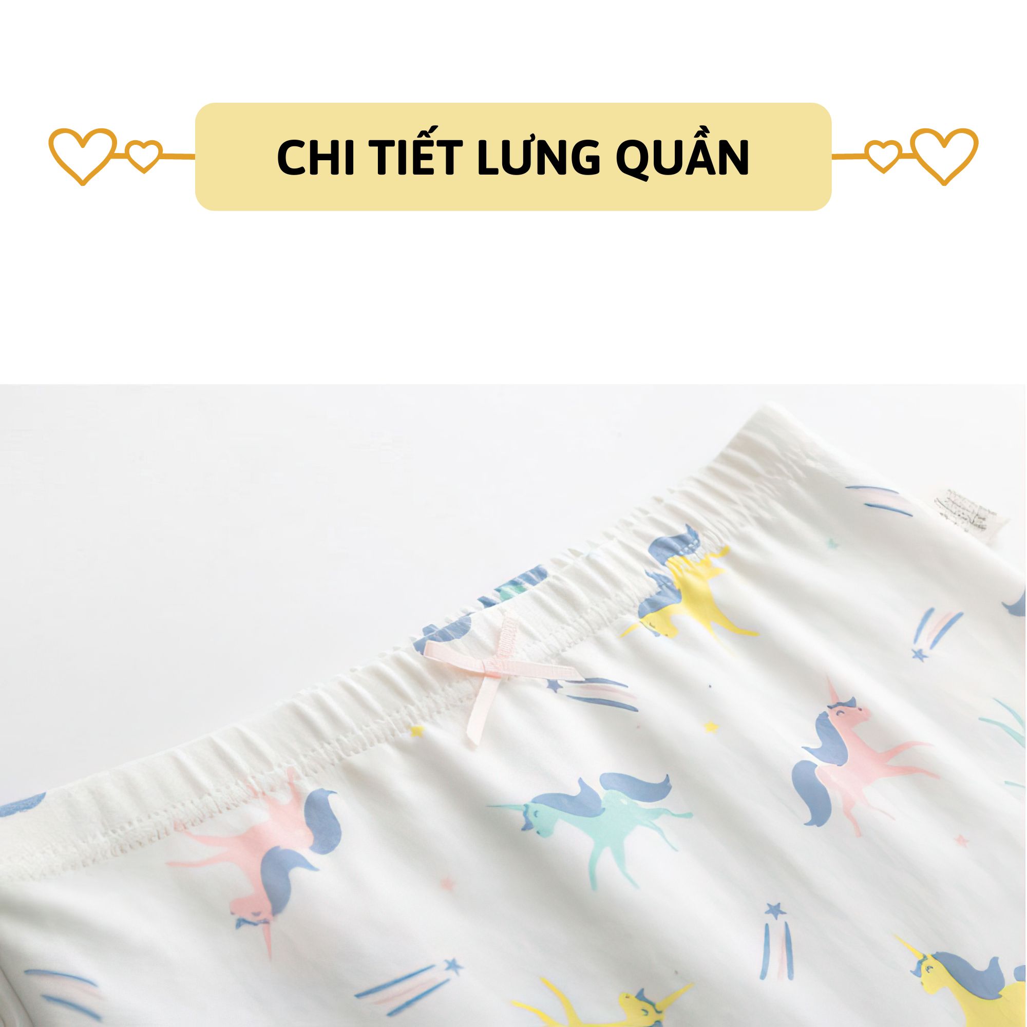 Set 3 quần lót bé gái 27kids Quần chip bé gái vải khử khuẩn công nghệ mới họa tiết dễ thương GSUW1