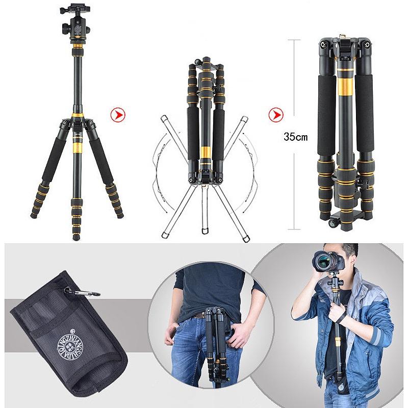 Chân máy ảnh Tripod Beike Q-666, Hàng chính hãng