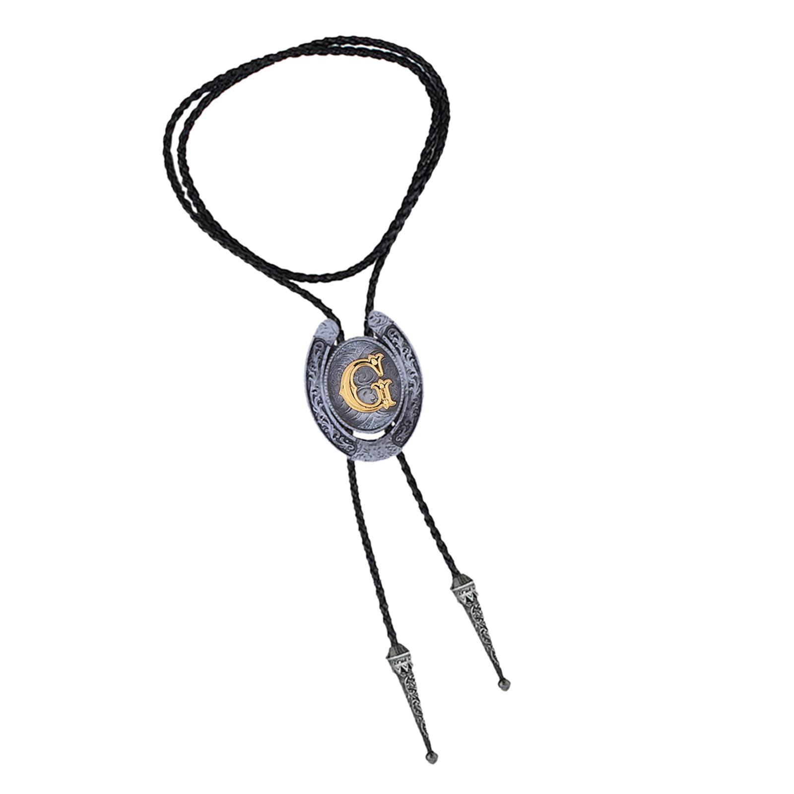Stylish Bolo Tie PU Leather Jewelry Shirt Neck Ties Clothing Accessory