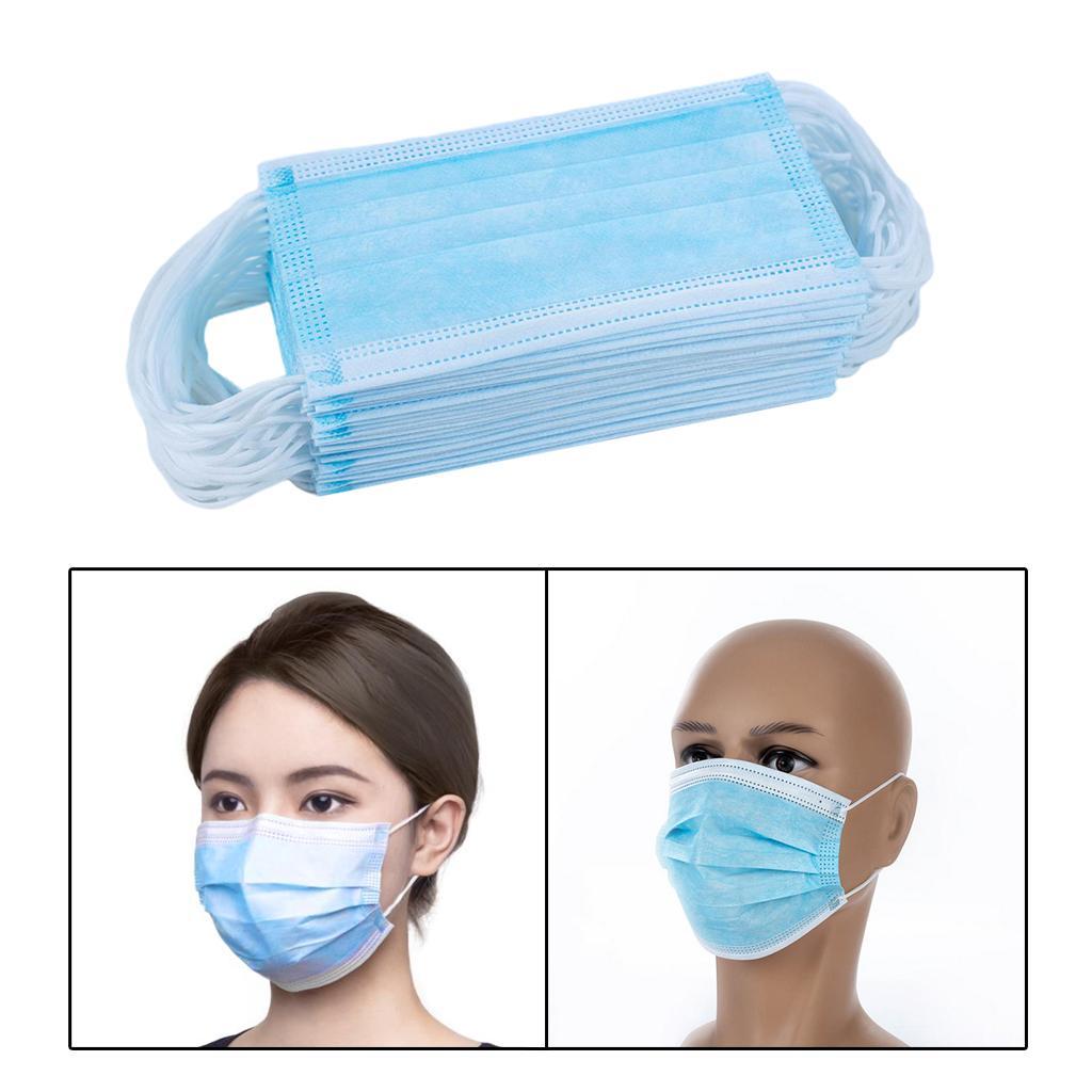 500pcs Disposable Face Mask Anti-Dust Mouth Mask Cover Ear Loop Economic Pack