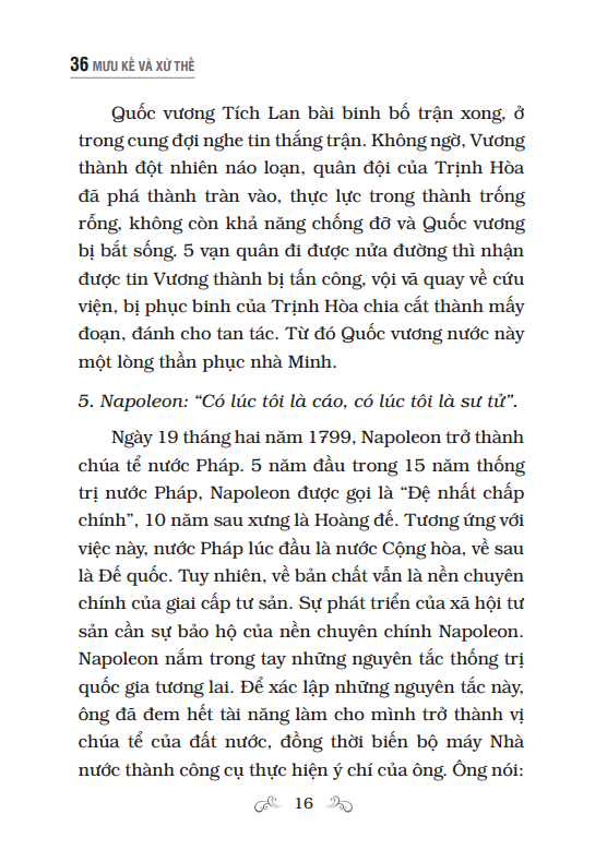 36 Mưu Kế Và Xử Thế