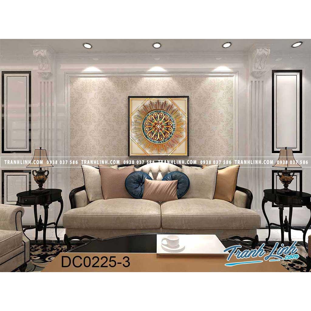Bộ tranh canvas treo tường trang trí phòng khách phong cách bắc âu