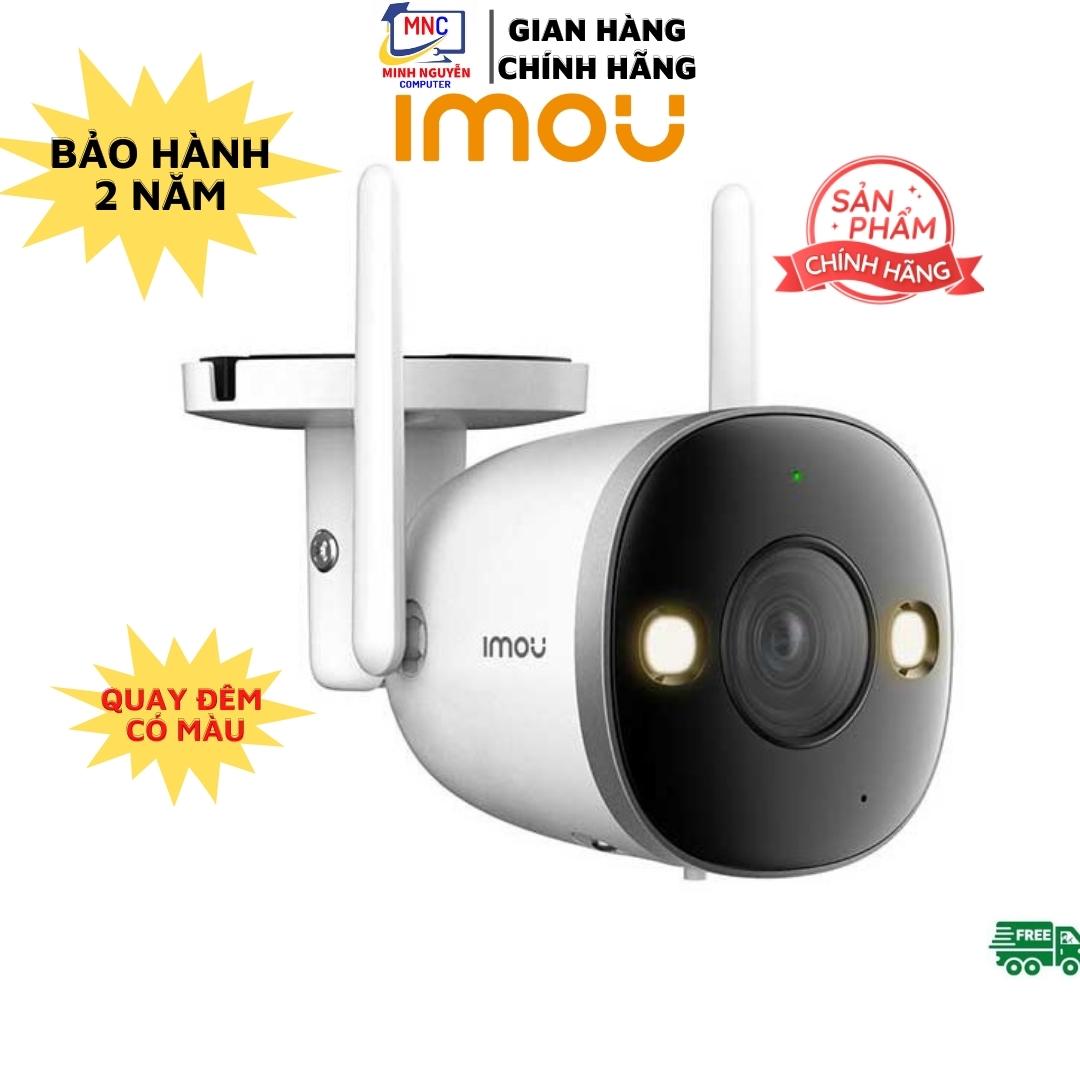 Camera Wifi ngoài trời Imou Bullet 2 IPC-F42FEP-D 4MP 2K, (Có Màu Ban Đêm) - Hàng Chính Hãng