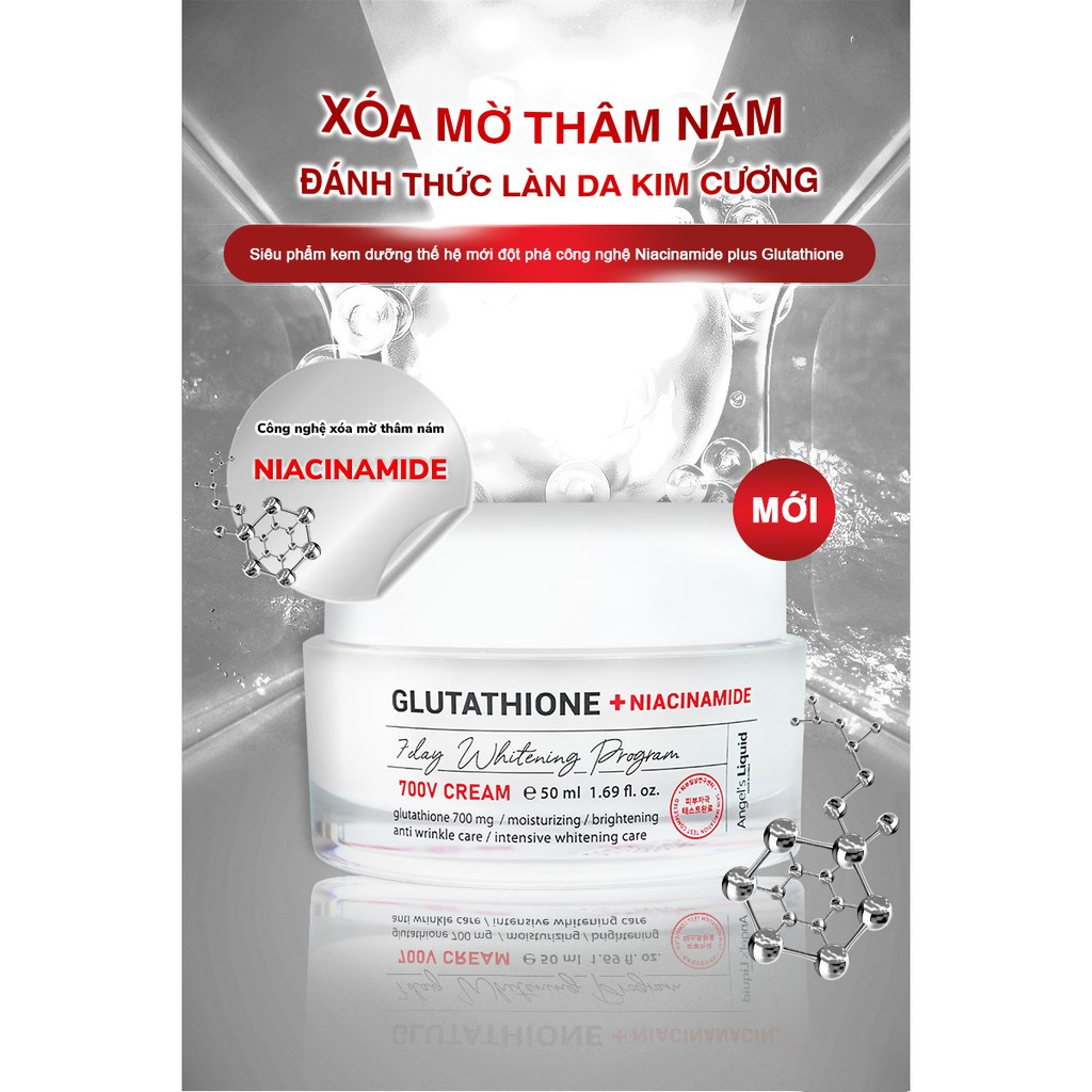 Combo truyền trắng, mờ nám, cấp ẩm Angel's Liquid - NEW