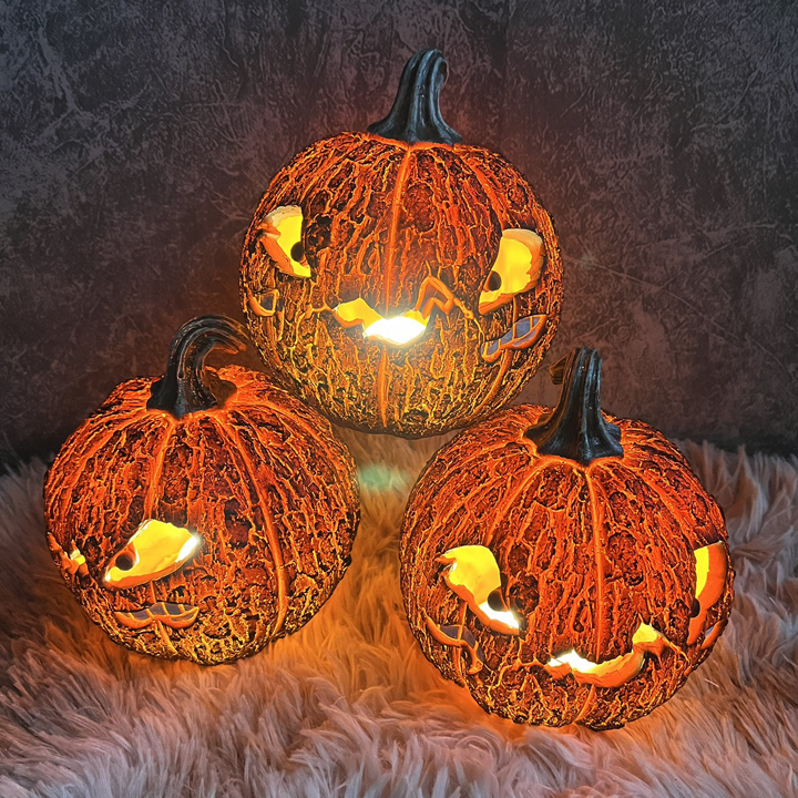 Trái bí ngô trang trí Halloween - QC008