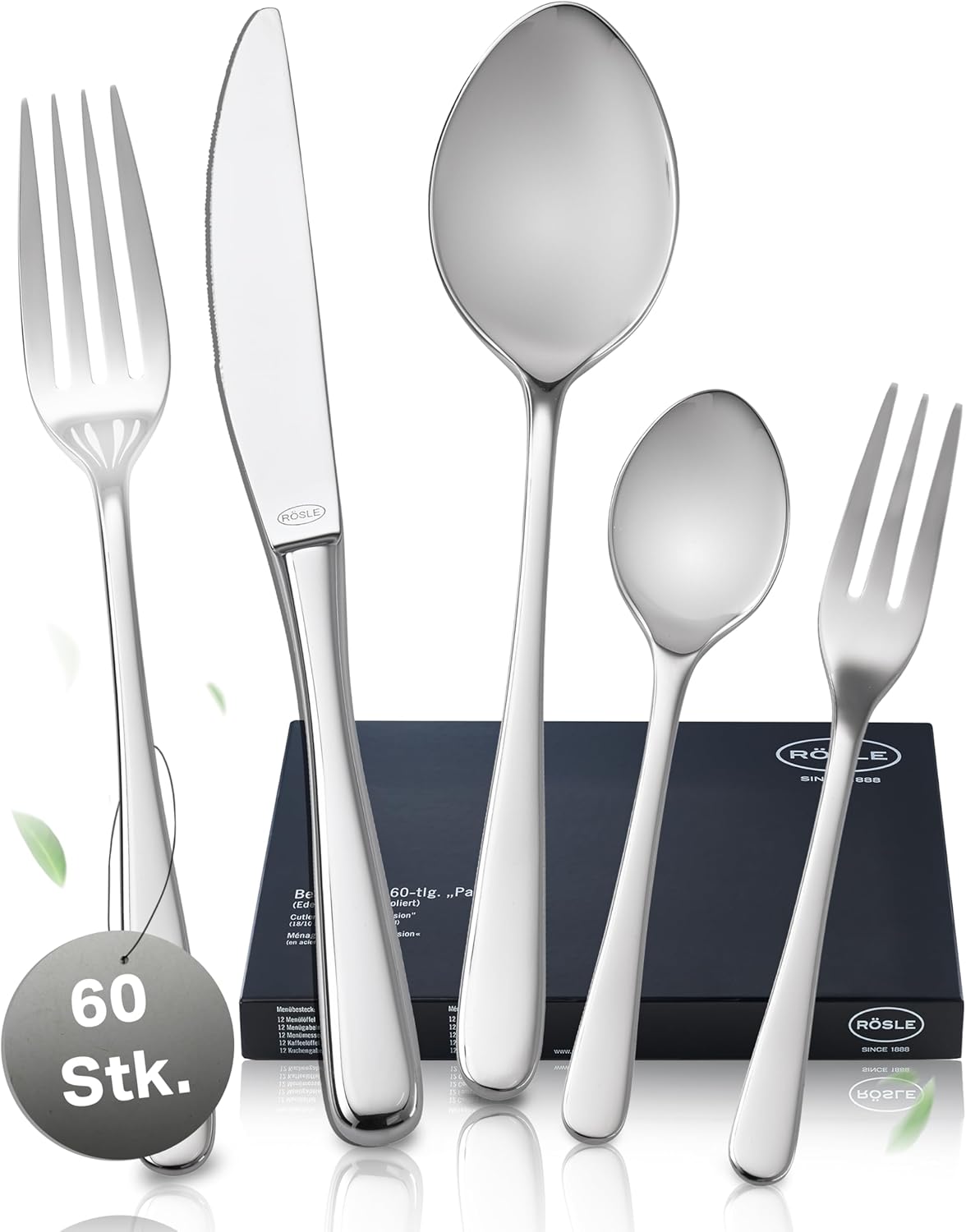Bộ dao thìa dĩa Rösle BESTECK-SET PASSION SET 60 Hàng chính hãng