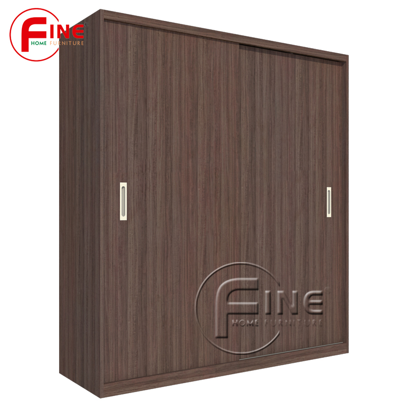 Tủ Quần Áo Cửa Lùa 2 Cánh Hiện Đại sang trọng FINE FT097T kích thước 1m6