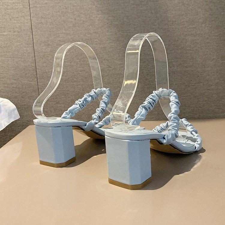 Giày Cao Gót Mũi Vuông Thời Trang Thanh Lịch Cho Nữ