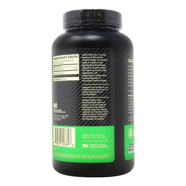 Tăng sức mạnh cơ bắp Optimum Nutrition Micronized Creatine Powder 300g Unflavored