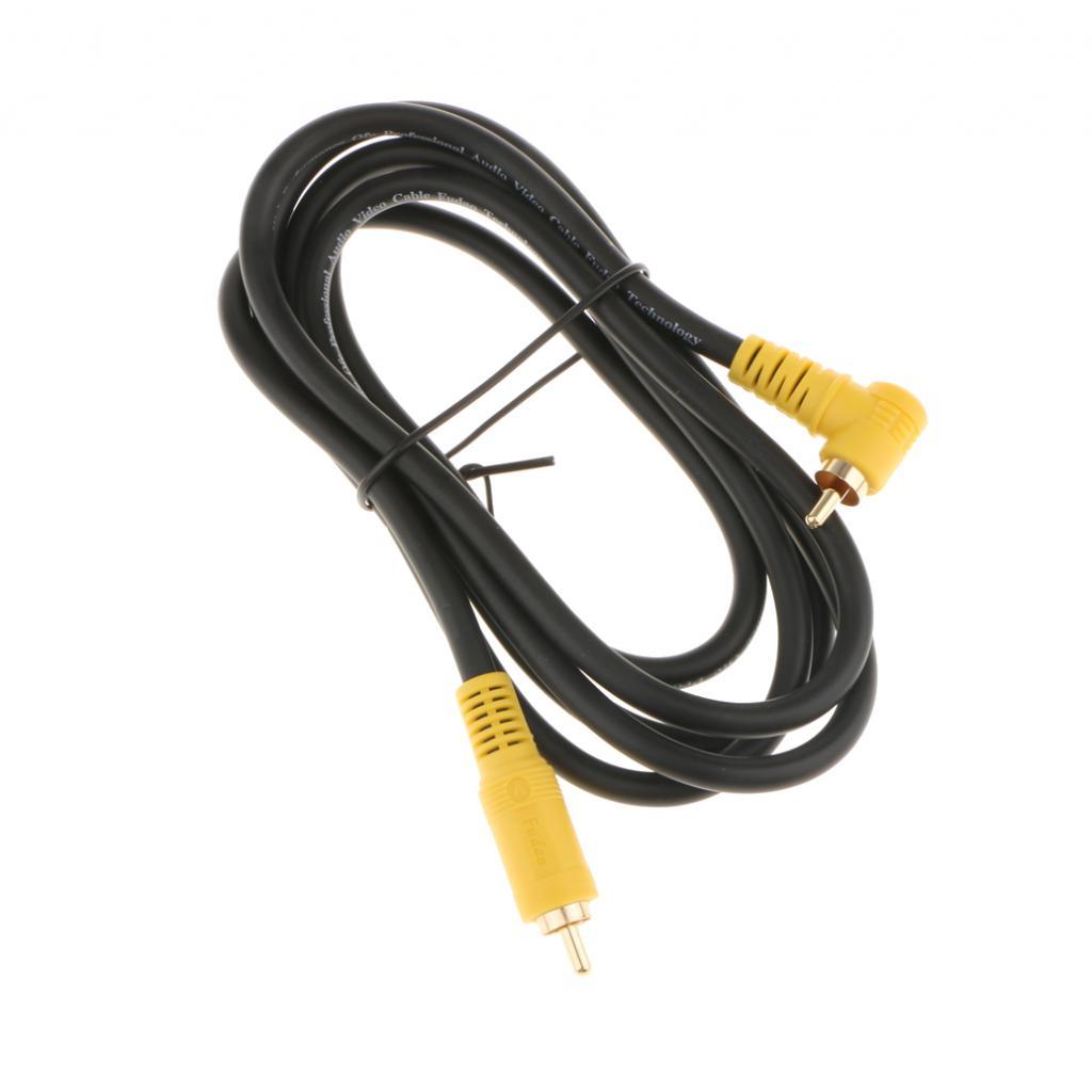 Cable Adapter RCA Male To Male Digital Audio Coaxial Cable Converter Gold Plated For Mp3 Monitor Computer