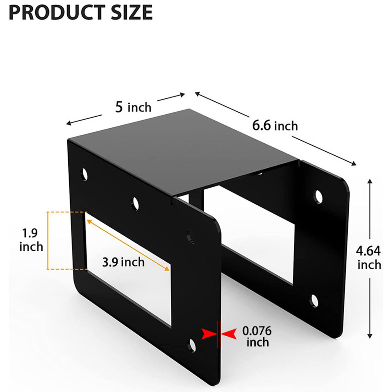 Firewood Bracket Storage Holder Outdoor Indoor Log Rack Storage