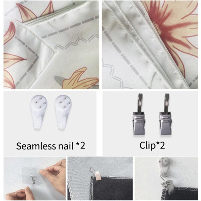 Bộ thảm treo tường trang trí phong cách giáng sinh đẹp mắt