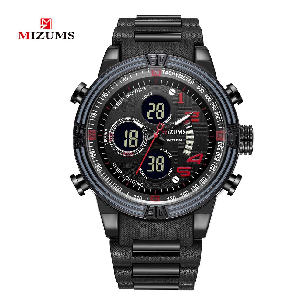 Đồng hồ thời trang MIZUMS Nam hợp kim kĩ thuật số không thấm nước