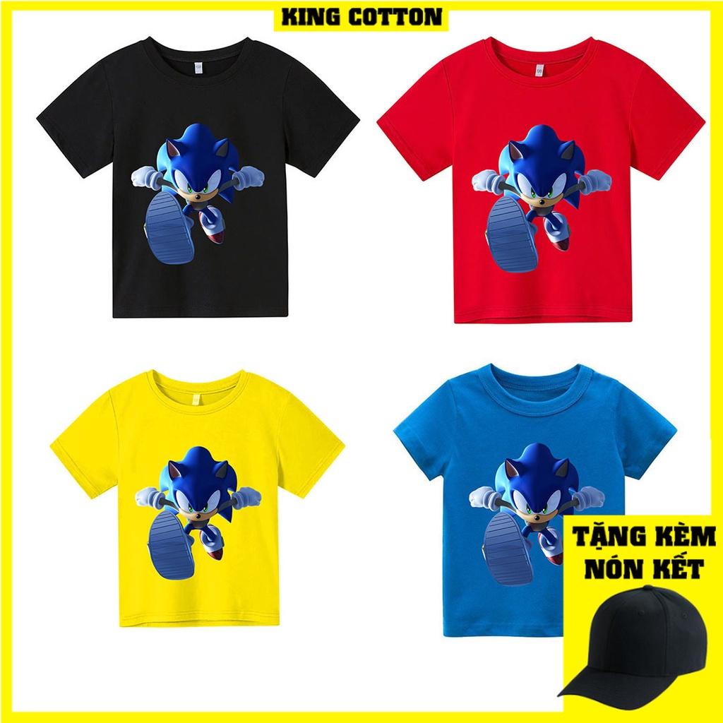 Áo thun trẻ em SoNic 3 Có size người lớn, King Cotton